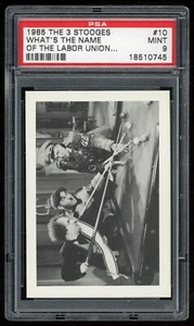 1985 FTCC The Three Stooges #10 What's the Name of the Labor Union... PSA 9 - Picture 1 of 3