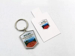 Rolex Portachiavi Originale Acciaio OFFICIAL MASTERS Monte-Carlo Idea Regalo New - Picture 1 of 4