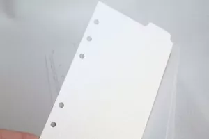 9 schimmernd schillernd WEISS Filofax persönliche Größe Kate Spade Trennwände obere Lasche - Bild 1 von 3