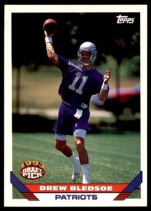 1993 Topps #130 Drew Bledsoe RC Patriots *2012