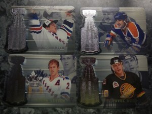 4  1998 in the game playoff highlights cards mike richter/ brian leetch/paul cof