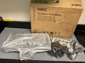 NEC AccuSync AS203WMi 20in W LCD Desktop Monitor | Model L203QX - Picture 1 of 12