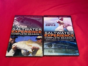 Saltwater Experience komplette Staffel 1 & 2 DVD brandneu Angeln Tom Rowland - Bild 1 von 4
