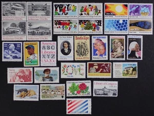 US Vintage Postage Stamps, Original 1982 Commemorative Year Set, All Mint NH - Picture 1 of 1