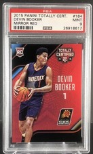 2015-16 Panini Totally Certified Mirror Red /149 Devin Booker RC PSA 9 📈LOW POP