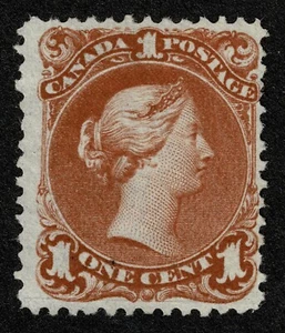 Canada 1868 1c Red-Brown Ex Lionheart Fine Unused SG 47 Cat.£750.00 - Picture 1 of 1