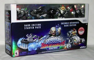 Skylanders Superchargers Racing Dark Edition Starter Pack Wii Bowser amiibo Game - Picture 1 of 8