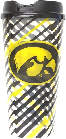 NCAA 32-Ounce Lattice Single Wall Tumbler with Lid Cover