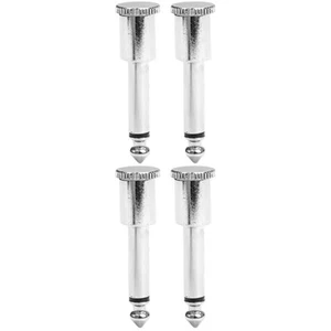 2 Pack Tappo D'argento Connettori Terminali Cavi Di Collegamento Del Pedale - Foto 1 di 12