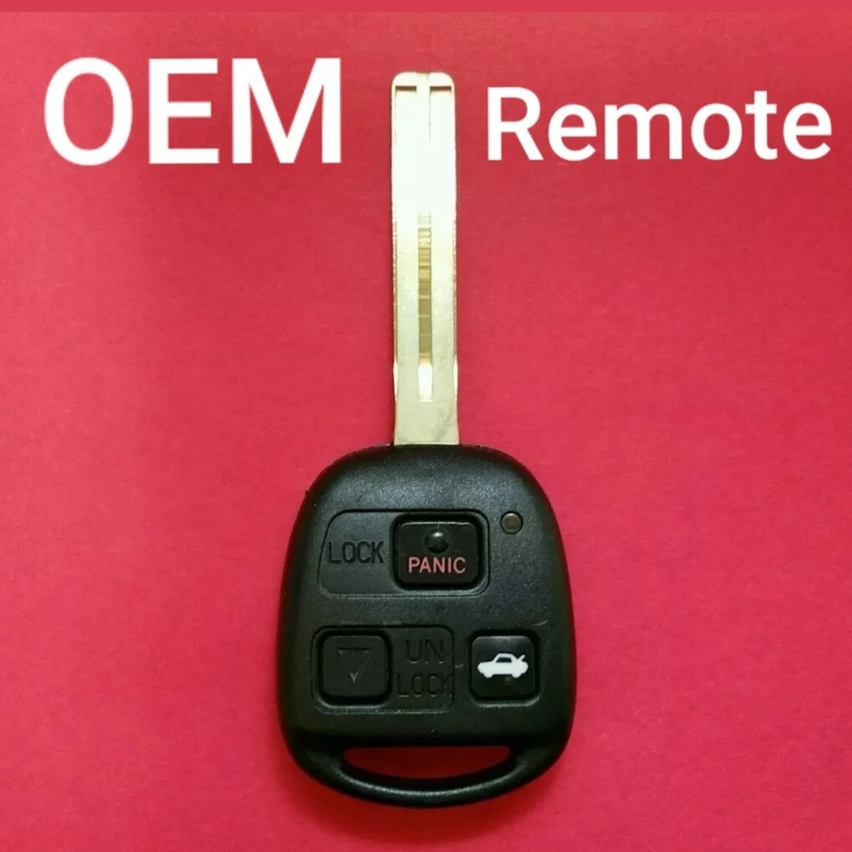 Lexus ES300 SC300 SC400 Long Blade OEM Remote Head Key HYQ1512V - Image 1 of 3