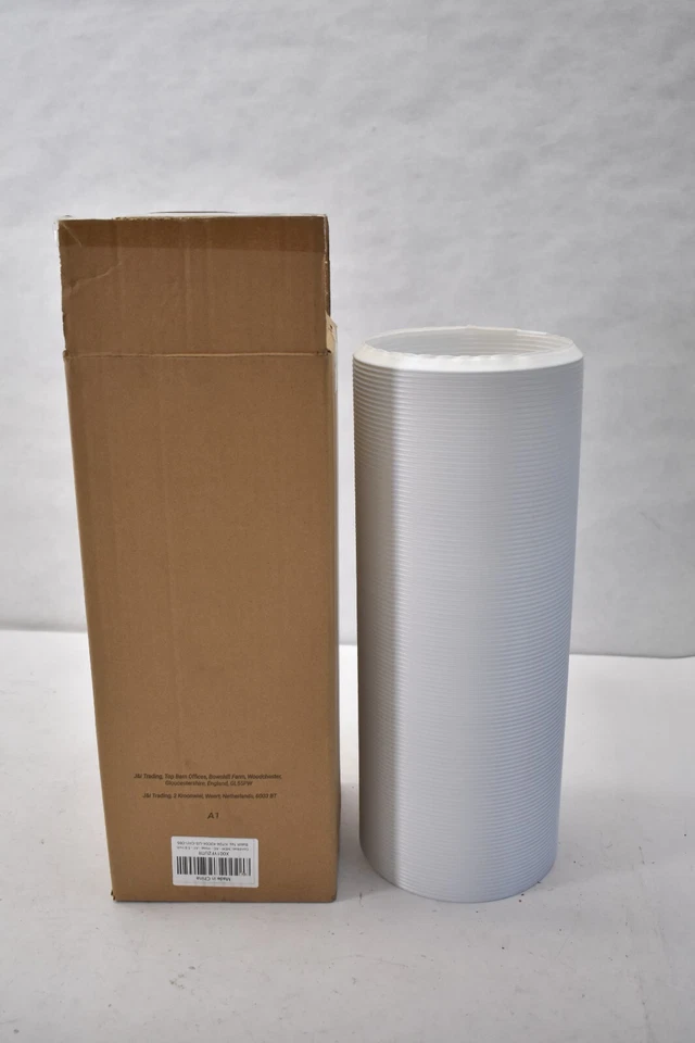 Manguera de aire acondicionado portátil Kraftex CA con rosca antihoraria de 5,9" de diámetro blanca Foto 1 de 4