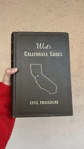Antique 1957 West's California Codes CIVIL PROCEDURE & 1958 Cumulative Pocket Pa - Picture 1 of 14