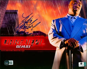 MICHAEL CLARKE DUNCAN Signed Daredevil 8x10 Kingpin Photo GA & Beckett BAS - Picture 1 of 2