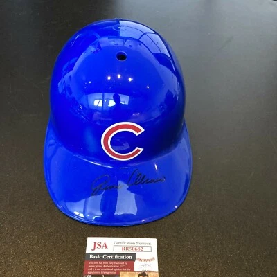 Gene Oliver Signed Full Size Chicago Cubs Baseball Helmet With JSA COA - Image 1 of 4