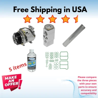 Компрессор и клапан кондиционера подходят для Mitsubishi Lancer 2004-2006 - Изображение 1 из 4