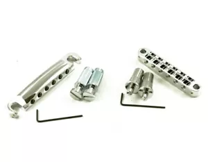NEW - TonePros Metric Tunematic Bridge/Tailpiece (T3BT & T1Z) #LPCM02, CHROME - Picture 1 of 1
