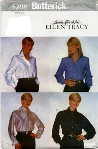 Butterick 5208 Hemdbluse fehlt Schnittmuster ungeschnitten - Bild 1 von 2