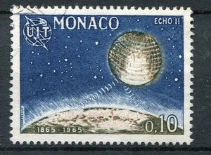 MONACO 1965, timbre 665, ESPACE, SATELLITE ECHOS II, UIT, neuf** - Photo 1/1