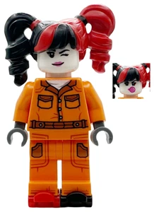 LEGO Batman: Harley Quinn Prison Jumpsuit Minifigure - Picture 1 of 1