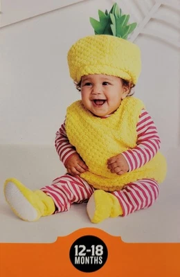 Hyde & Eek ребенка ясельного возраста ананас жилет костюм реквизит 12-18 M полный - Изображение 1 из 4