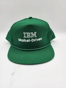 Vintage Showcase von Yupoong IBM marktgetriebene Truckermütze mit Druckverschluss im Nacken - Bild 1 von 12