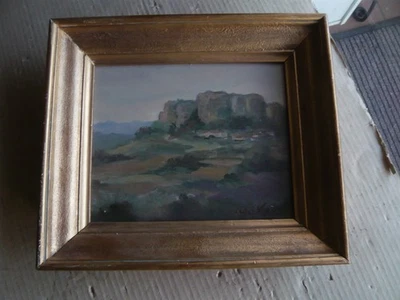 SUPERBE PAYSAGE IMPRESSIONNISTE DE MONT SIGNE CEDRIC VERNET DEBUT XX - Photo 1/4