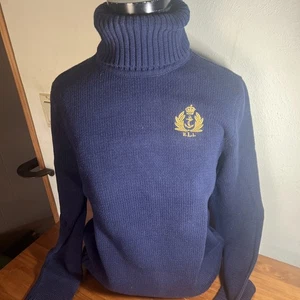 Lauren Jeans Co cuello alto azul marino pequeño para mujer - Imagen 1 de 3