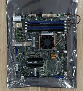 SuperMicro X10SDV-2C-TP4F Server Motherboard Intel D1508 2-Core 25W 2x 10GbE LAN - Afbeelding 1 van 6