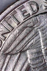 💰🇺🇸 1989 P Washington Quarter – Die Chip & Double Rim Error Coin - Picture 1 of 13