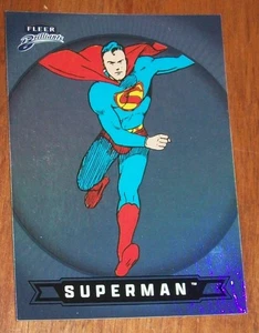 2025 Fleer Brilliants DC Superman Clark Kent Silver Foil Card - Picture 1 of 2