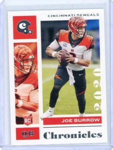 Joe Burrow 2020 Panini Chronicles Rookie #19 Cincinnati Bengals - Picture 1 of 2