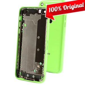 Apple iPhone 5C Back Cover Mid Frame Housing Battery Door Green 100% Original - Picture 1 of 6