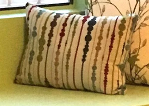 2016 Geometric Tapestry Pillows, set of 2 (10” W x 16” L) - Picture 1 of 3