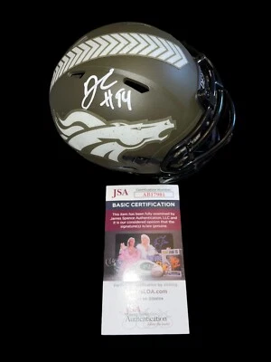 DEMARCUS WARE Firmado DENVER BRONCOS SALUDO AL SERVICIO MINI CASCO HOF JSA Foto 1 de 2