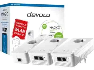devolo Magic 2 WiFi next Multiroom Kit - 3 Powerline Adapter - Bild 1 von 4