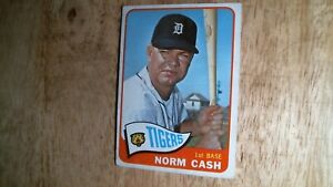 1965 Topps baseball card # 153 Norm Cash EXNM