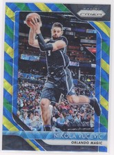 NIKOLA VUCEVIC 2018-19 PANINI PRIZM CHOICE BLUE YELLOW GREEN SP #169 SHORT PRINT