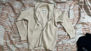 Jil Sander Mens Zip Sweater sz 48 - Picture 1 of 9
