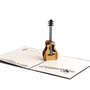 Auflösliches Papier Heimgeschenk für eine Gitarre