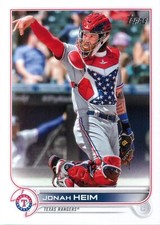 Jonah Heim 2022 Topps Series 1 Baseball Card #230 Texas Rangers