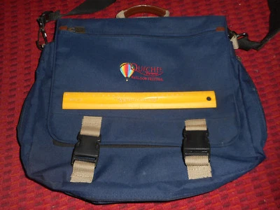 QUECHEE VT Hot Air Balloon Festival Computer Messenger Bag LEEDS NORTHWEST - Image 1 of 4