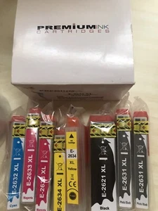Premium Ink Cartridges E2636XL Epson Expression Premium E2621/31XL E2632,2633,34 - Picture 1 of 6