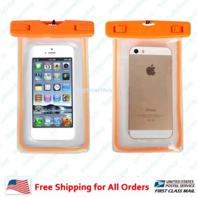 Bolsa Impermeable Bajo el Agua Brillante Cubierta para Smartphone iPhone Galaxy Teléfono Foto 1 de 4