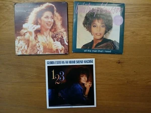 Gloria Estefan, Whitney Houston Special Edition 7" Boxset & Single Bundle VGC - Picture 1 of 17