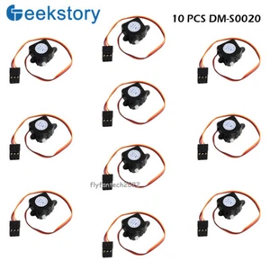 10PCS DM-S0020 2g Micro RC Servo with JR Connector 3.7-5V for RC Parts FPV Drone - Picture 1 of 4