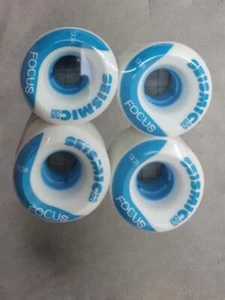 Seismic Skateboard Wheels 97a 55mm × 38mm blue side set rare Unused JP - Picture 1 of 3