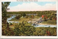 The Humber Valley Toronto Ontario c1930s RPO Cancel Postcard E92