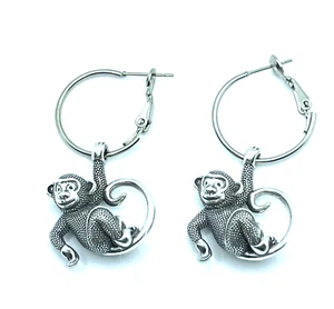 Brighton Monkeying Around Monkeys Charms & Non Brighton Creolen Ohrringe - Bild 1 von 6