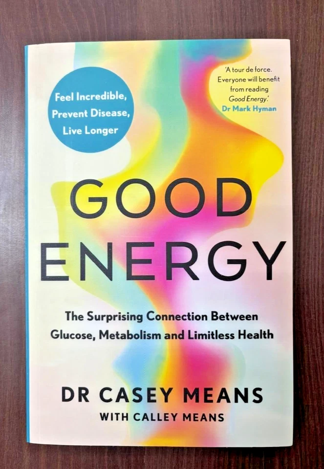 Good Energy by Dr. Casey Means NEW Paperback Foto 1 de 3