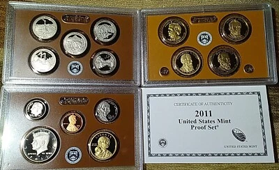 2011-S US Mint 14 Coin Clad Proof Set With OGP & COA  - Image 1 of 4